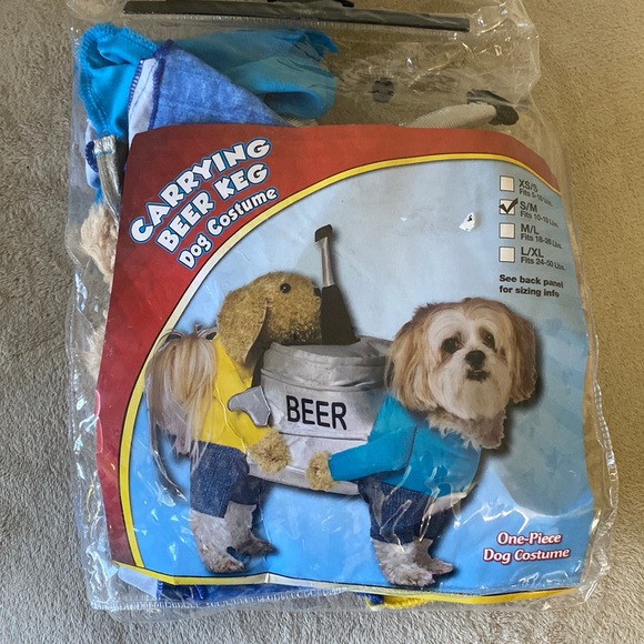 Rasta Imposta Dog Nwt Carrying Beer Keg Dog One Piece Costume Sm 19lbs Poshmark
